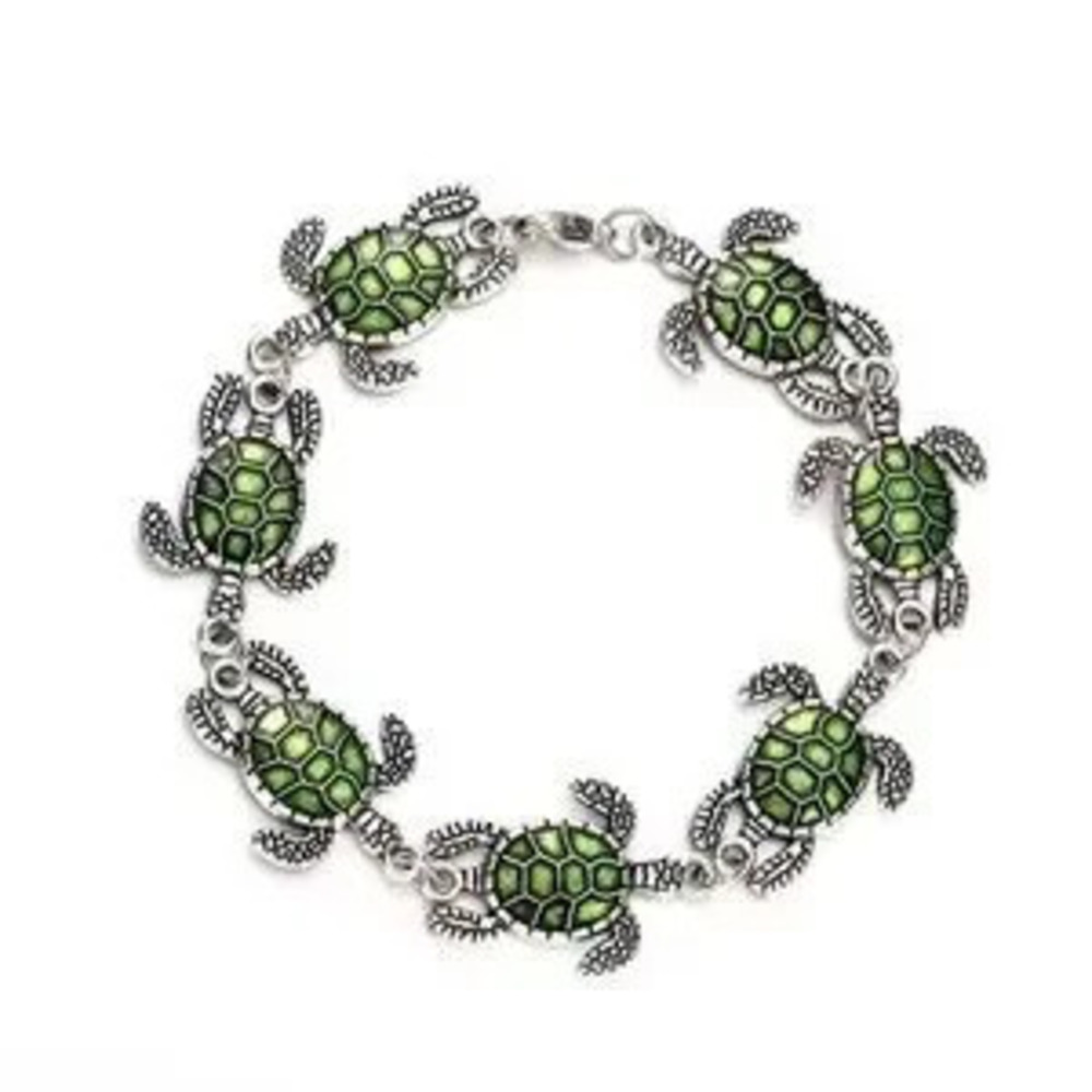 Sea Turtle Charm Bracelet